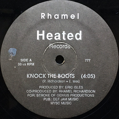 RHAMEL // KNOCK THE BOOTS (4:05) / THE PUSHER (4:43)