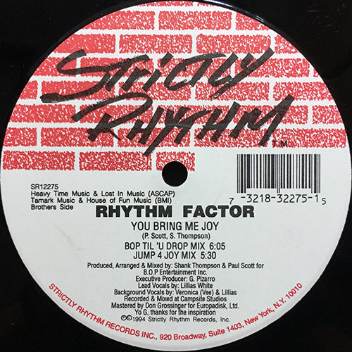 RHYTHM FACTOR // YOU BRING ME JOY (4VER)