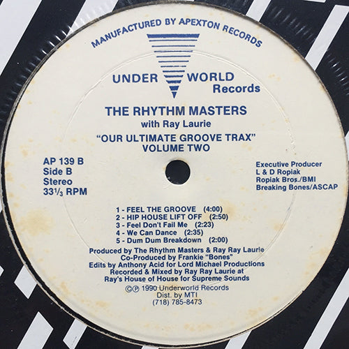 RHYTHM MASTERS with RAY LAURIE // OUR ULTIMATE GROOVE TRAX - VOLUME TWO (EP) inc.