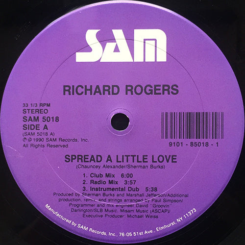 RICHARD ROGERS // SPREAD A LITTLE LOVE (6VER)