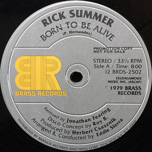 RICK SUMMER // BORN TO BE ALIVE (8:00)
