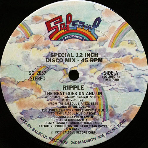 RIPPLE // THE BEAT GOES ON AND ON (7:00) / FACTS OF LIFE (4:16)