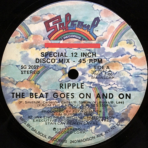 RIPPLE // THE BEAT GOES ON AND ON (7:00) / FACTS OF LIFE (4:16)
