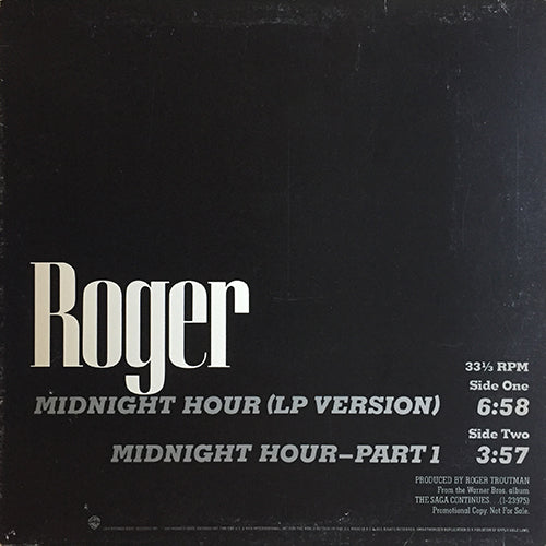 ROGER // MIDNIGHT HOUR (6:58/3:57)