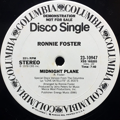 RONNIE FOSTER // MIDNIGHT PLANE (7:40)