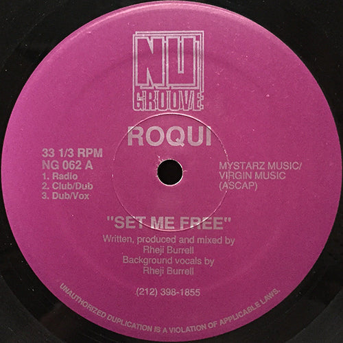 ROQUI // SET ME FREE (3VER) / I'VE JUST BEGUN TO LOVE YOU (3VER)