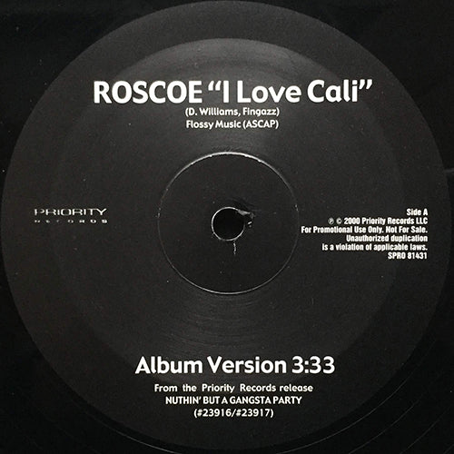 ROSCOE // I LOVE CALI (3VER)