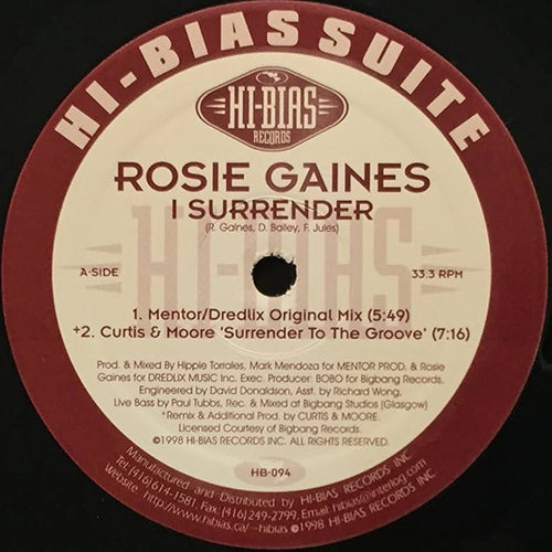 ROSIE GAINES // I SURRENDER (4VER)