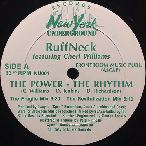 RUFFNECK feat. CHERI WILLIAMS // THE POWER - THE RHYTHM (3VER)