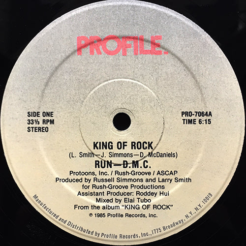RUN DMC // KING OF ROCK (6:15) / INST (6:34)