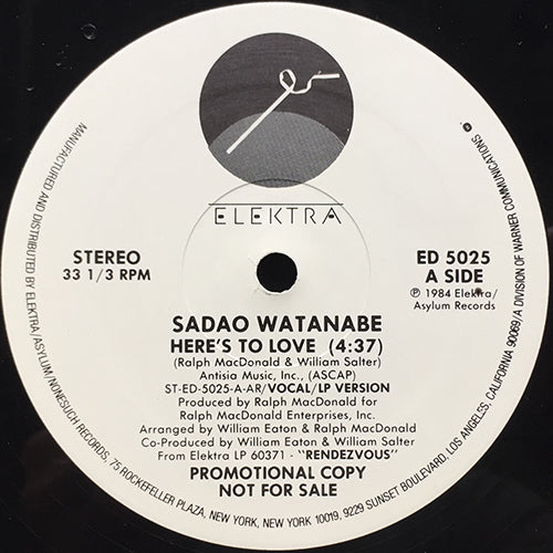 SADAO WATANABE // HERE'S TO LOVE (4:37)