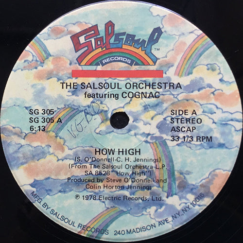 SALSOUL ORCHESTRA feat. COGNAC // HOW HIGH (6:13) / MY NUMBER UP (7:47)