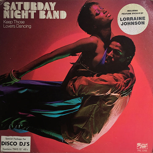 SATURDAY NIGHT BAND // KEEP THOSE LOVERS DANCING (EP) inc. GROOVIN' WITH YOU / BOOGIE WITH ME / LET'S MAKE IT A PARTY / SHARE THE FEELINGS / GET WET WITH ME