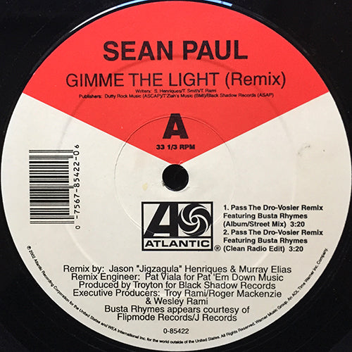 SEAN PAUL feat. BUSTA RHYMES // GIMME THE LIGHT (REMIX) (4VER)