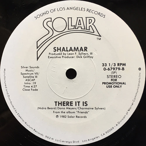 SHALAMAR // HELP ME (5:10) / THERE IT IS (4:27)
