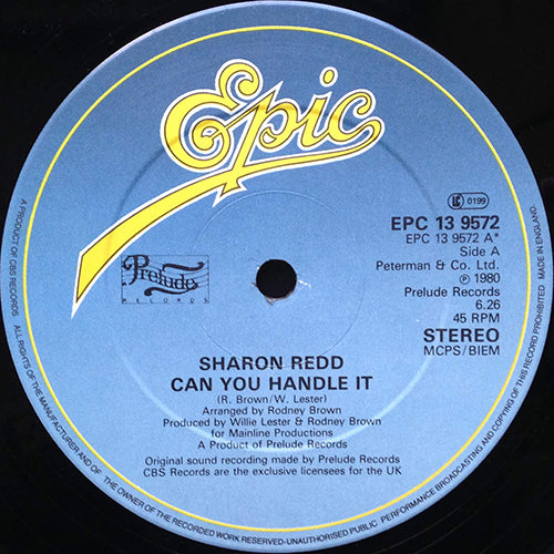SHARON REDD // CAN YOU HANDLE IT (6:26) / LEAVING YOU IS EASIER SAID THAN DONE (3:51)