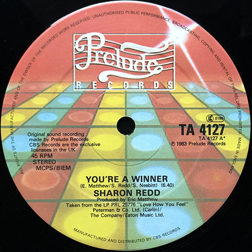 SHARON REDD // YOU'RE A WINNER / ACTIVATE