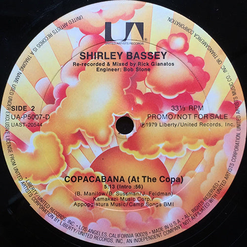SHIRLEY BASSEY // THIS IS MY LIFE (6:17) / COPACABANA (AT THE COPA) (5:13)
