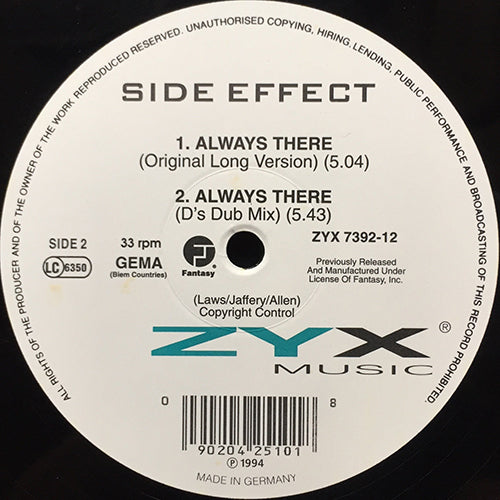 SIDE EFFECT // ALWAYS THERE (1994 REMIX & ORIGINAL) (4VER)