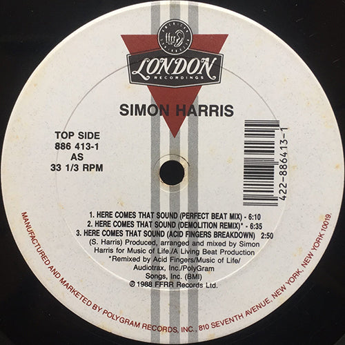 SIMON HARRIS // HERE COMES THAT SOUND (5VER) / MIX IT UP