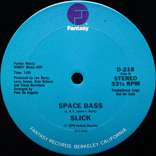 TWO TONS O' FUN / SLICK // I GOT THE FEELING (PATRICK COWLEY REMIX) (7:13) / SPACE BASS (7:05)