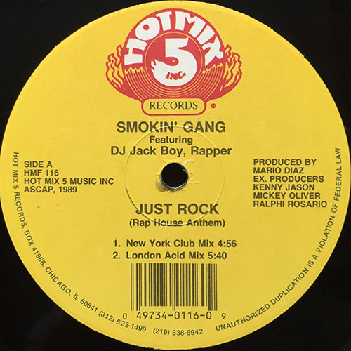 SMOKIN' GANG feat. DJ JACK BOY, RAPPER // JUST ROCK (RAP HOUSE ANTHEM) (4VER)