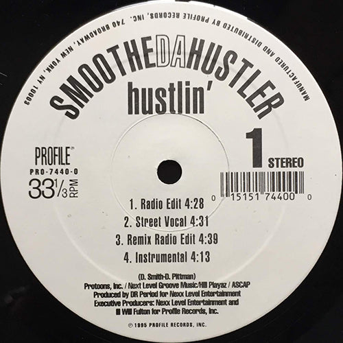 SMOOTHE DA HUSTLER // HUSTLIN' (5VER) / BROKEN LANGUAGE (3VER)