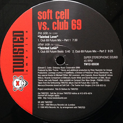 SOFT CELL VS. CLUB 69 // TAINTED LOVE (3VER)