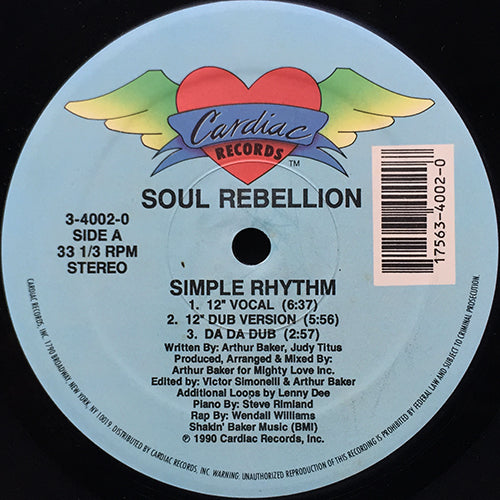 SOUL REBELLION // SIMPLE RHYTHM (7VER)