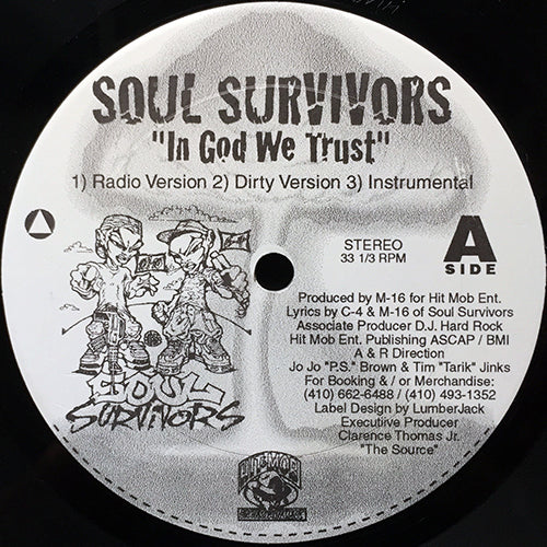 SOUL SURVIVORS // IN GOD WE TRUST (3VER) / WE ROCK THE MIC (3VER)