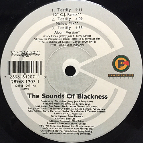 SOUNDS OF BLACKNESS // TESTIFY (6VER)