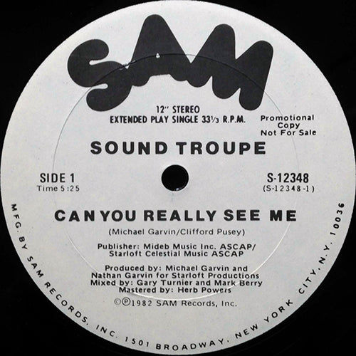 SOUND TROUPE // CAN YOU REALLY SEE ME (5:25) / INST (5:20)