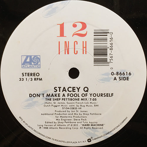 STACEY Q // DON'T MAKE A FOOL OF YOURSELF (3VER)