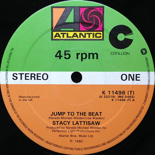 STACY LATTISAW // JUMP TO THE BEAT / YOU DON'T LOVE ME ANYMORE