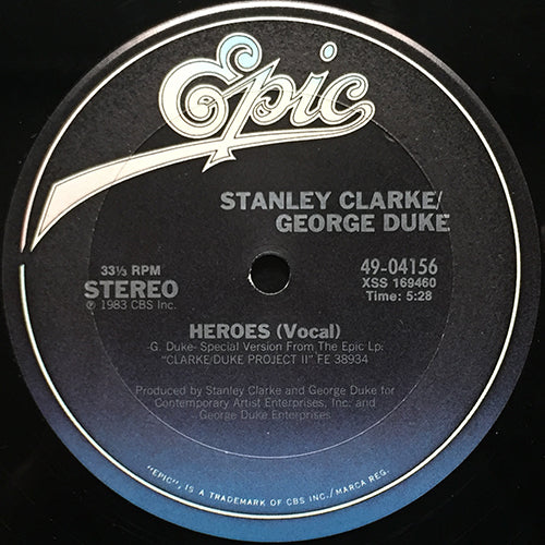 STANLEY CLARKE / GEORGE DUKE // HEROES (5:28) / INST