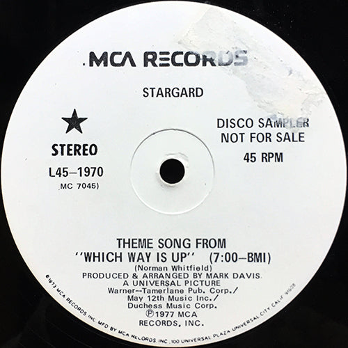 STARGARD // WHICH WAY IS UP (7:00) / DISCO RUFUS (3:15)