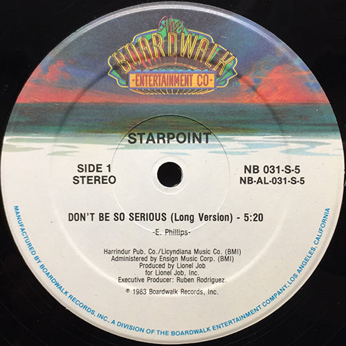STARPOINT // DON'T BE SO SERIOUS (5:20) / (SHORT VERSION) (3:59)