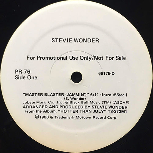 STEVIE WONDER // MASTER BLASTER (JAMMIN') (6:11) / DUB (6:27)