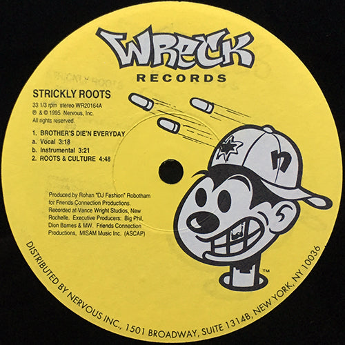STRICKLY ROOTS // BROTHER'S DIE'N EVERYDAY (2VER) / ROOTS & CULTURE / STRICKLY ROOTS FLAVA / THA SLOW FLOW / GRAVEDIGGAS THEME