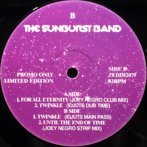 SUNBURST BAND // FOR ALL ETERNITY / TWINKLE (IDJUT BOYS MIX) (2VER) / UNTIL THE END OF TIME