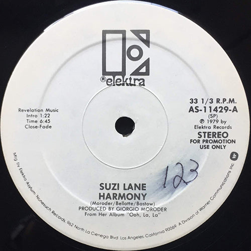 SUZI LANE // HARMONY (6:45) / OOH, LA, LA (7:06)