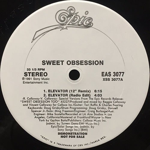 SWEET OBSESSION // ELEVATOR (4VER)