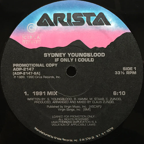 SYDNEY YOUNGBLOOD // IF ONLY I COULD (3VER)