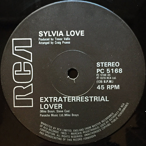 SYLVIA LOVE // EXTRATERRESTRIAL LOVER / INST