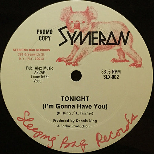 SYMERAN // TONIGHT (I'M GONNA HAVE YOU) (5:00/3:00) / INST (5:04)