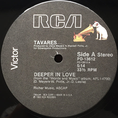 TAVARES // DEEPER IN LOVE (5:14) / I REALLY MISS YOU BABY (4:35)