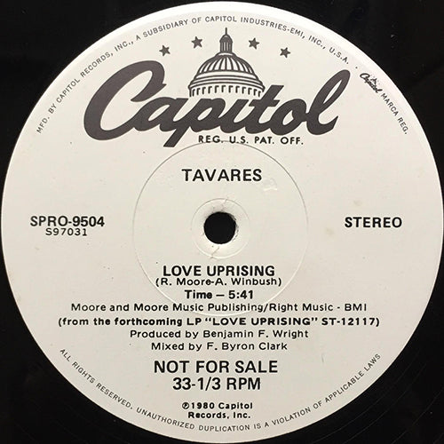 TAVARES // LOVE UPRISING (5:41)