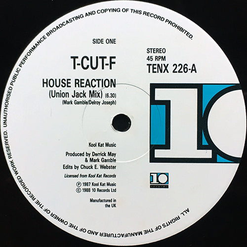 T-CUT-F // HOUSE REACTION (UNION JACK MIX & ORIGINAL) (3VER)