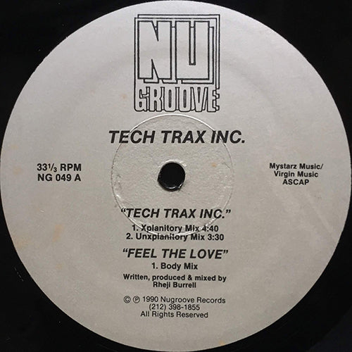 TECH TRAX INC. // TECH TRAX INC. (2VER) / FEEL THE LOVE / STATE OF THE ART (2VER)