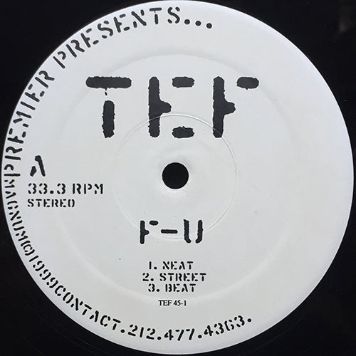 TEF // F-U (3VER) / COMIN' AT CHA (3VER)